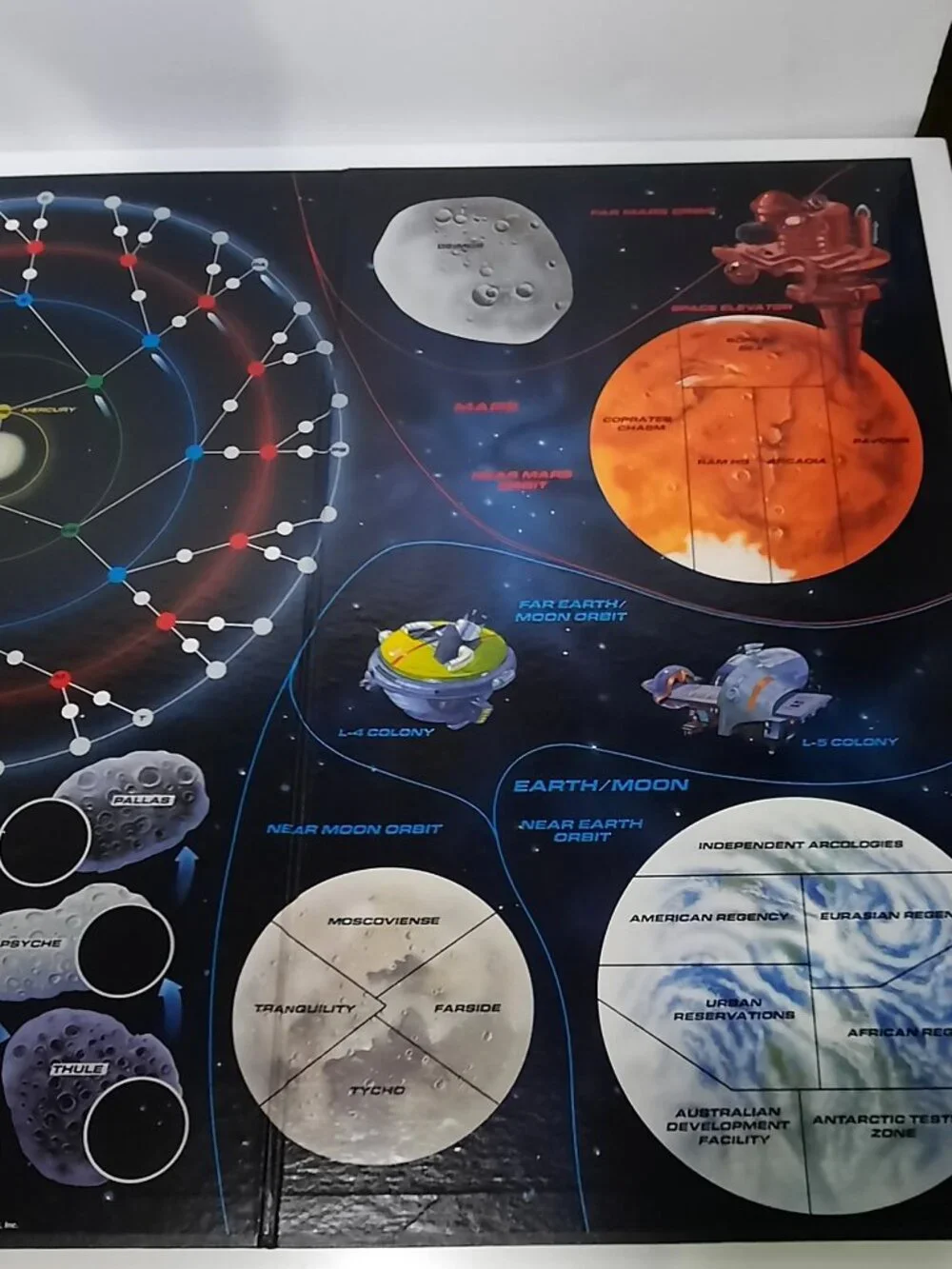 1988 Buck Rogers Battle for the 25th Century Board Game TSR Missing 2 Battlers